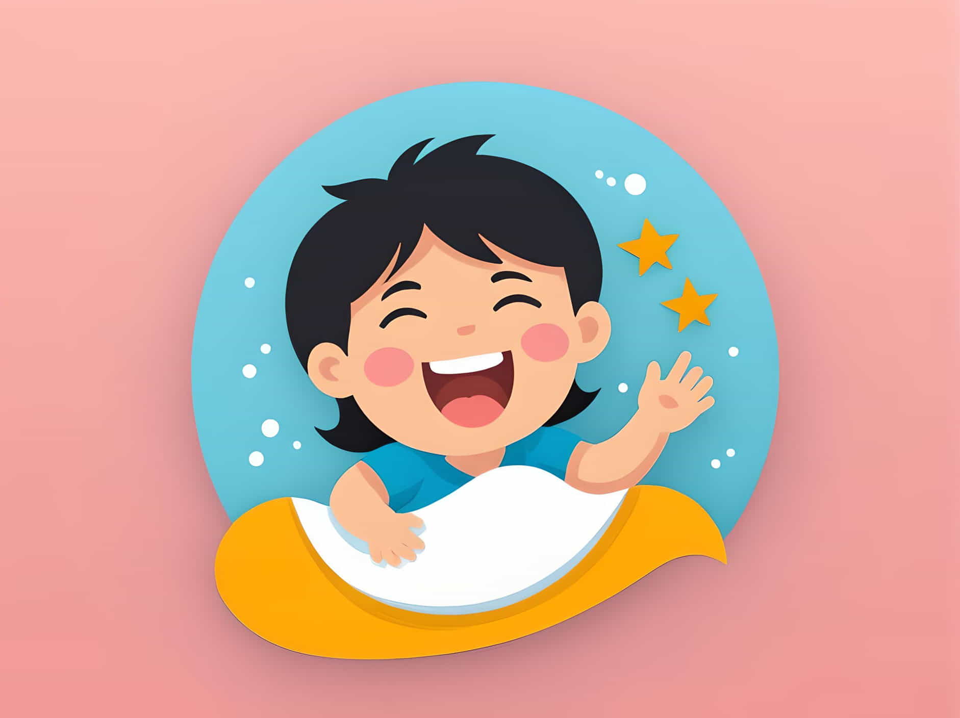 Child Laughing Hysterically In Sleep With Fever
