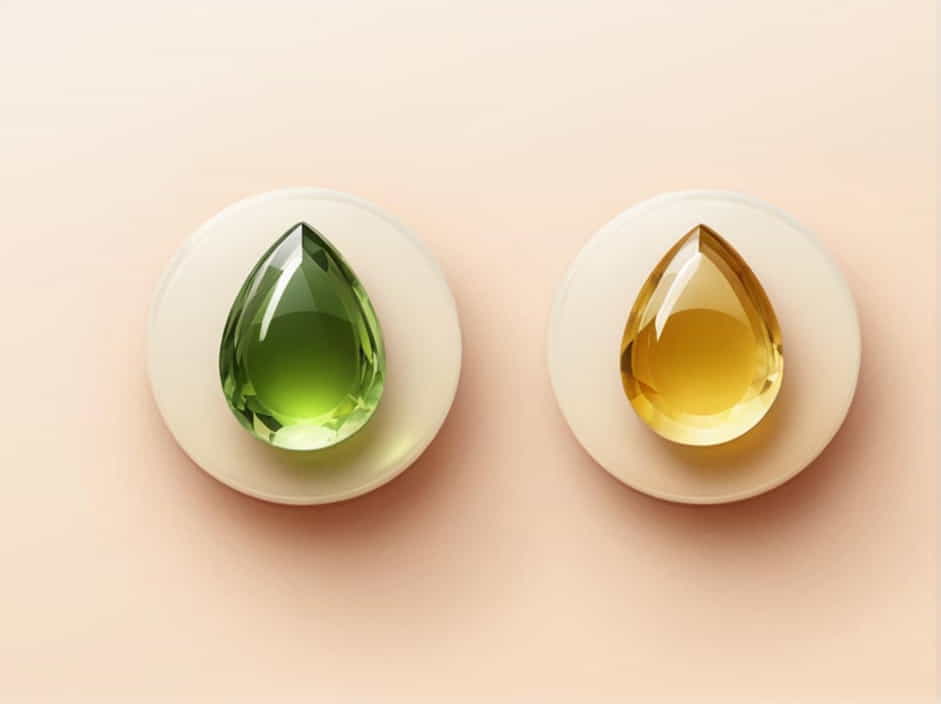Moldavite And Libyan Desert Glass
