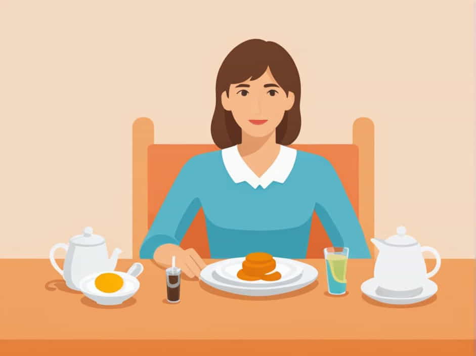 Mrs Mounter At The Breakfast Table