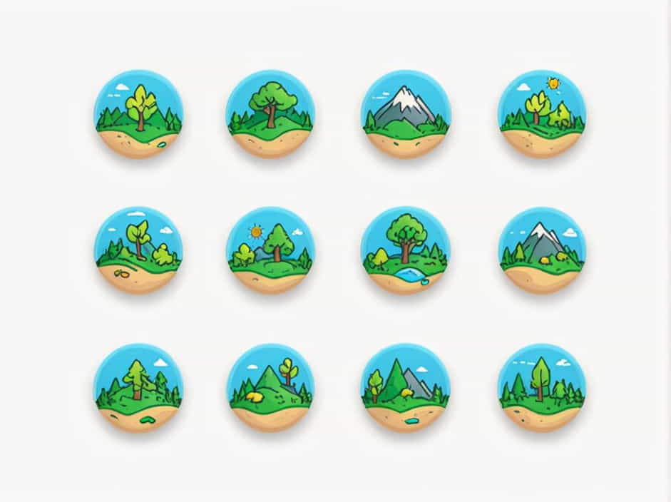 Zones Of Natural Vegetation On A Mountain