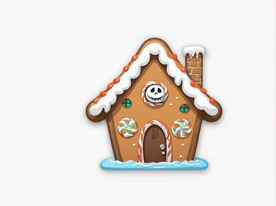 Nightmare Before Christmas Gingerbread House