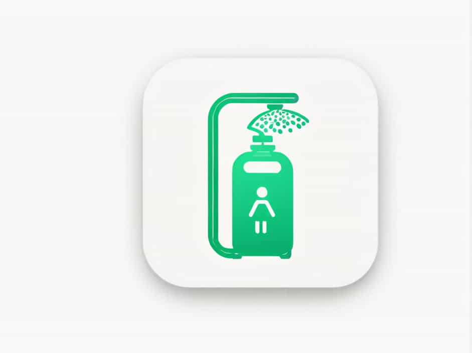 Portable Safety Shower And Eyewash Station