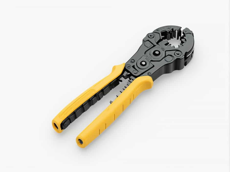 Ratchet Crimping Tool For Bootlace Ferrule