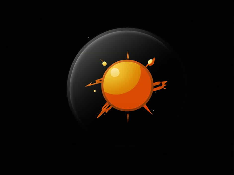 Rock Orbiting The Sun In Interplanetary Space