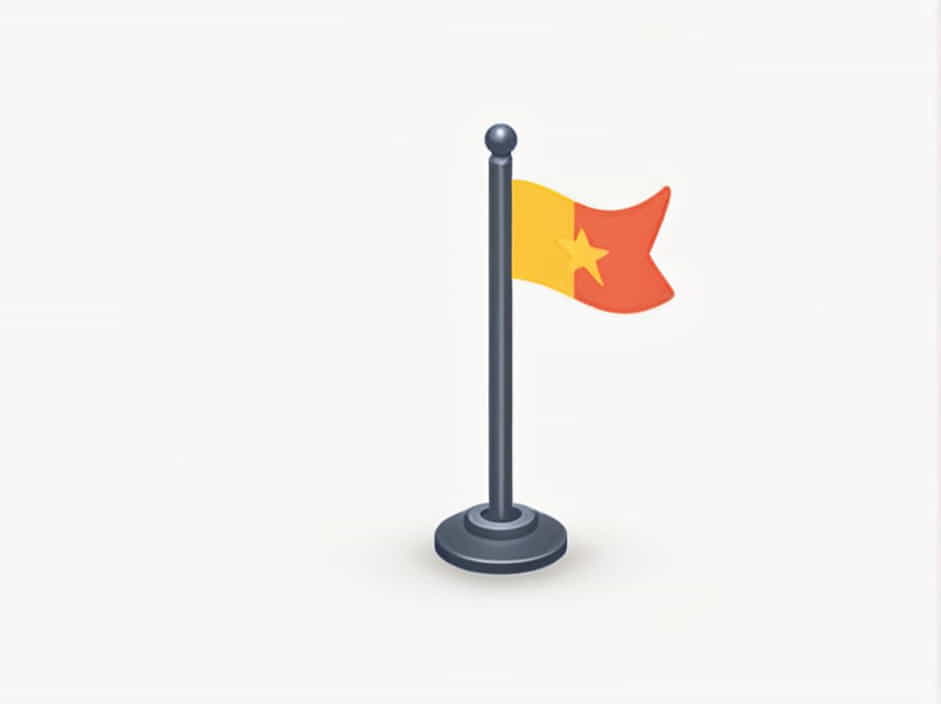 When You Are Standstill Holding A Flag
