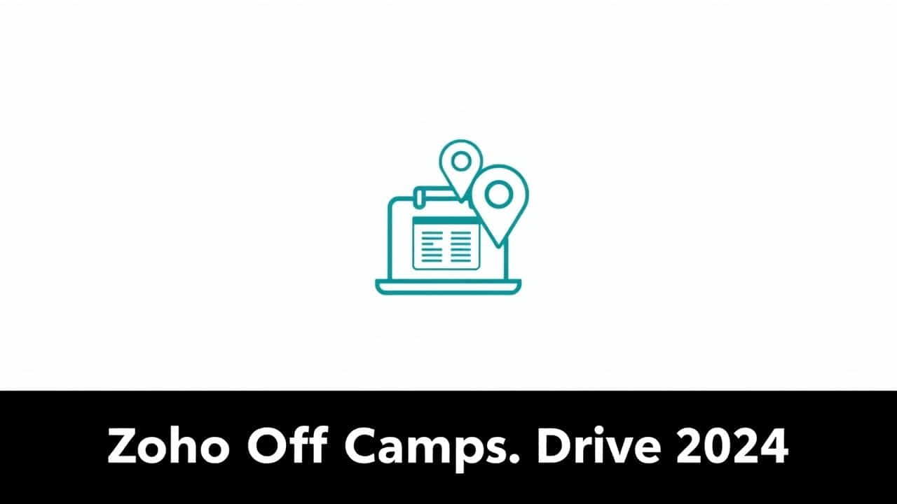Zoho Off Campus Drive 2024